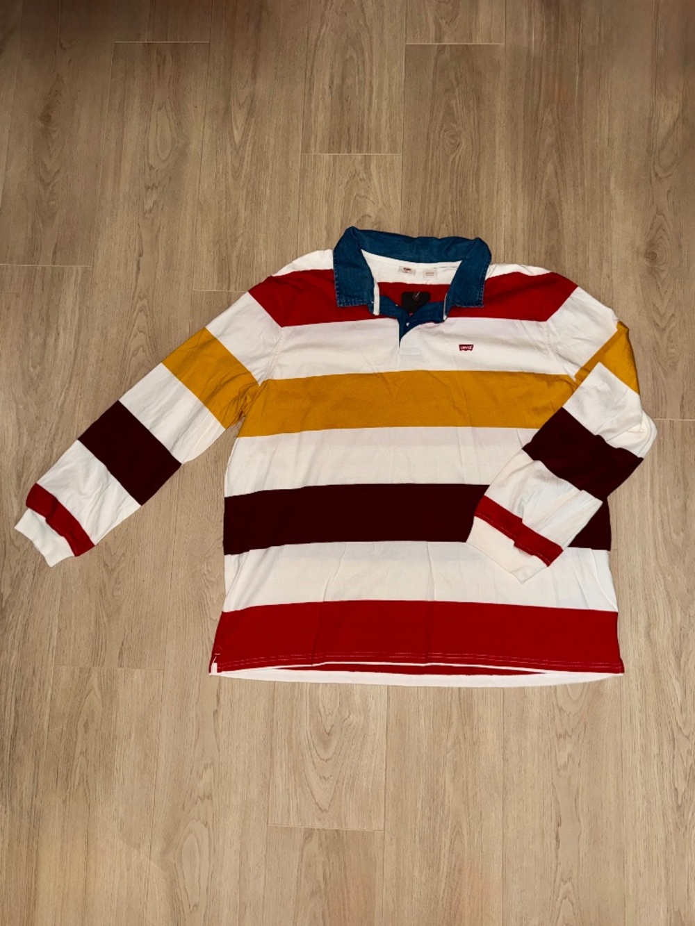 LEVI'S Classic Long Sleeve Rugby Shirt XXL